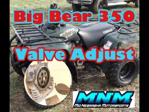 Yamaha Big Bear 350 4x4 Cylinder Head Valve Adjustment