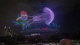 IAAPA Guinness world record drone show 2500 drones