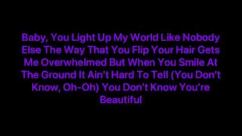 One Direction - What Makes You Beautiful (Lyrics)