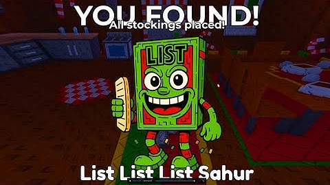 How To Get List List List Sahur (Stocking Locations) In Find the Brainrot [296] Roblox