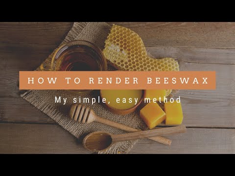 How to Render Dirty (or clean) Beeswax ~Turn Dirty Comb into Beautiful, Pure Wax with My Easy Method