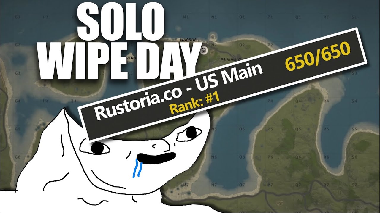 HOW I SOLO WIPE DAY on the #1 RANKED RUST SERVER | Rust Solo Survival ...