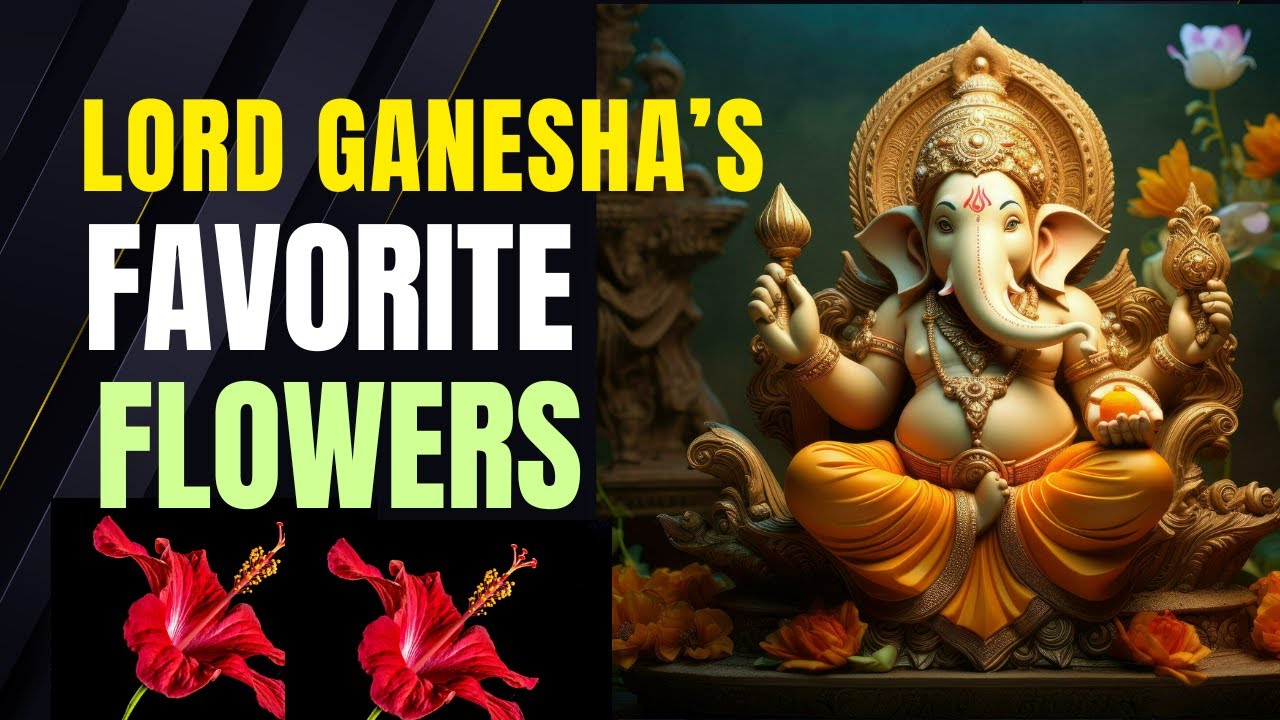 Unlock Ganesha's Blessings With These 5 Sacred Flowers