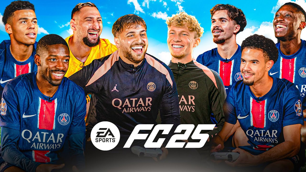 ON JOUE À FC25 AVEC LES JOUEURS DU PSG !! (ils sont chauds)