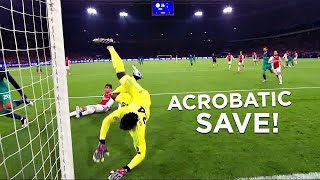 Top 10 Acrobatic Goalkeepers Saves ! HD