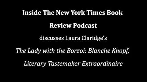 Liesl Schillinger discusses Laura Claridge's biogr...