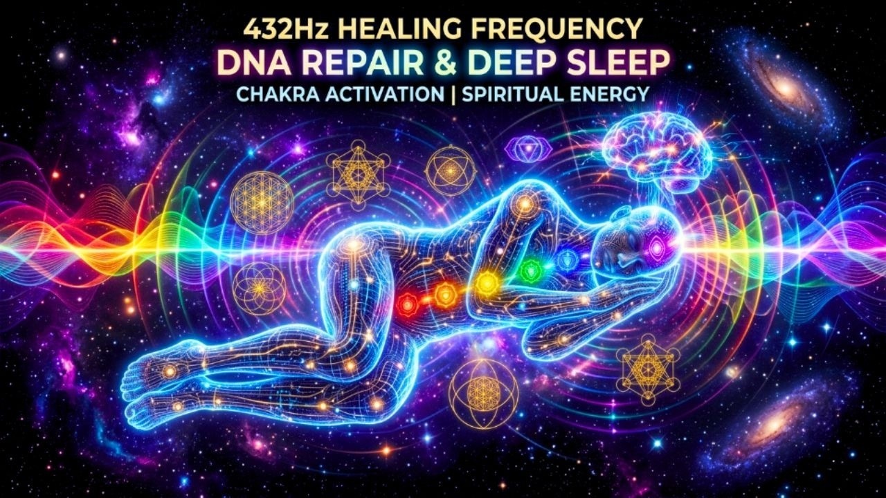 Deep Healing Sleep 432Hz + 528Hz + 741Hz - Alpha Waves for Mind & Body