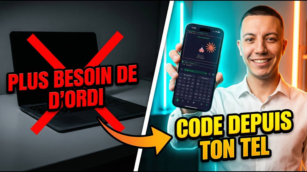 Installe Claude Code sur ton téléphone en 20 minutes