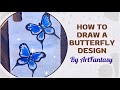 DIY Butterfly 🦋 Phone Cover Design | Easy  #drawing #artideas #butterfly #craft #viral #viralvideo