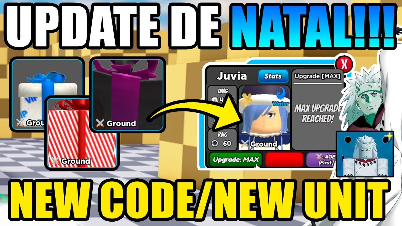 NOVO CODE OP] Update De Natal, Novas Unidades E Gifts De Graça All Star  Tower Defense!! 