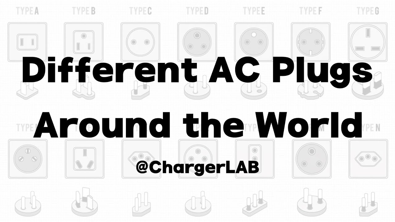 How to Tell Different AC Plugs Around the World - ChargerLAB Explained -  Chargerlab