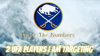 Inside The Numbers - 2 UFA Players I Am Targeting