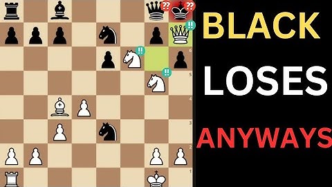 White just kept attacking until black got checkmated!!!!