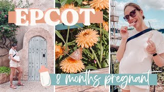 Disney World Babymoon Vlog (Part 2) EPCOT Flower and Garden Festival — 8 MONTHS PREGNANT AT DISNEY