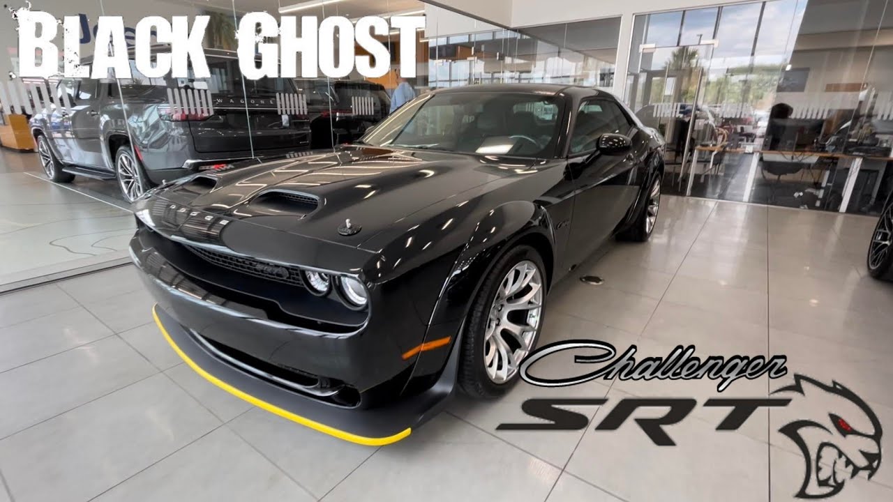 All New 2023 Dodge Challenger Black Ghost 807hp Hellcat Redeye Srt Hemi