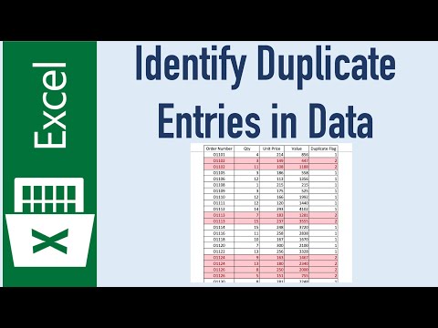 Find Duplicate Entries in Excel