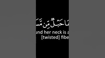 سورة المسد القارئ إسلام صبحي