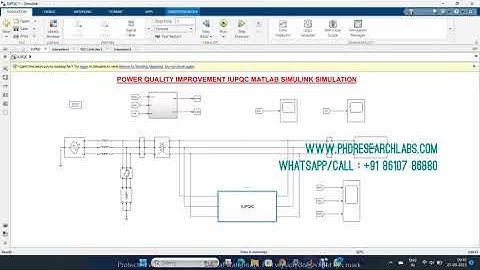 POWER QUALITY IMPROVEMENT IUPQC - MATLAB SIMULINK SIMULATION  #phd #research #assignment #projects
