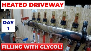 How To Fill a Radiant Heat System with Glycol  Day 1, Episode 43 [1262021]