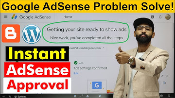 Google AdSense Approval Problem Solved || AdSense Approval Trick