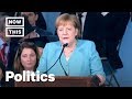 Angela Merkel Gets Standing Ovation for Rejecting Trumpism | NowThis