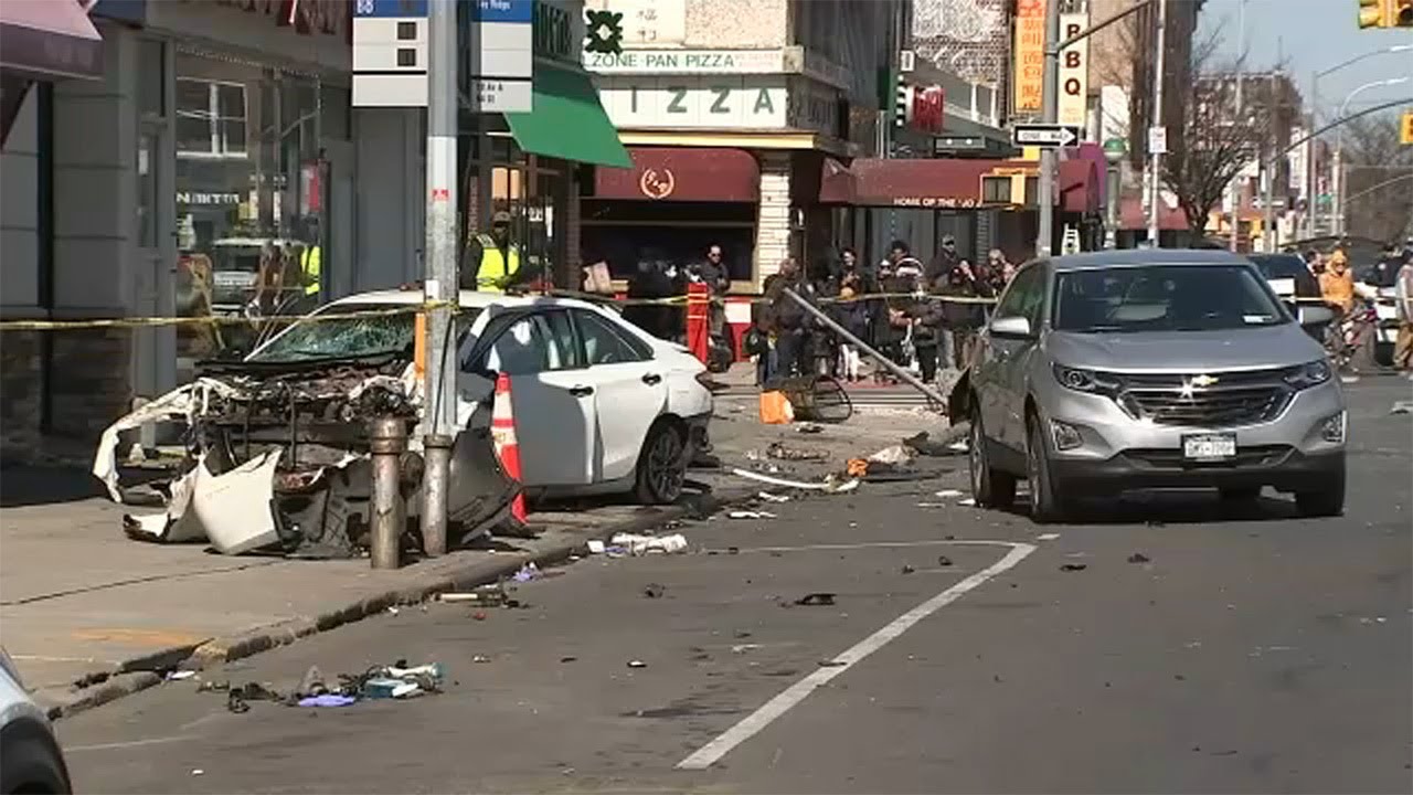 Brooklyn crash update 49 year old charged after a pedestrian and a