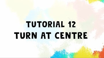 Explore TUAH Mini Robot tutorial #12: Turn at Centre Blocks