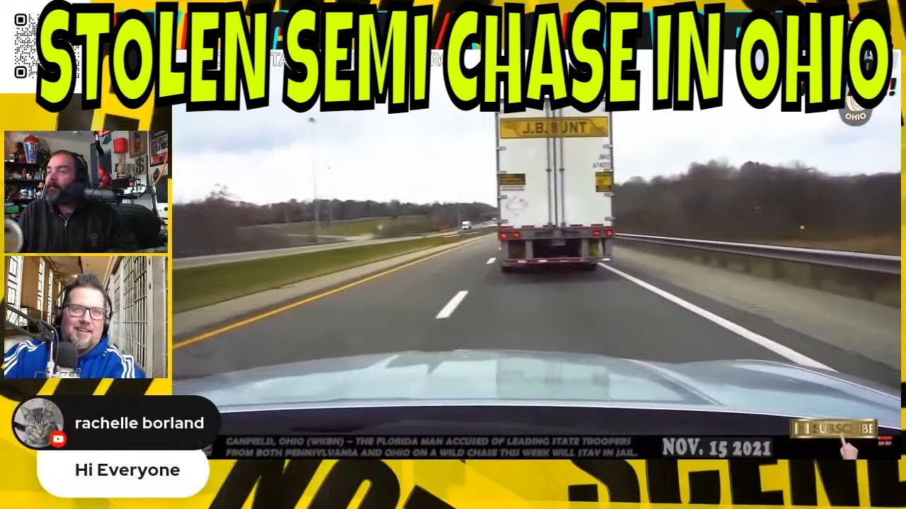 POLICE CHASE STOLEN SEMI TRUCK IN OHIO | WE GOT A CHASE - YouTube