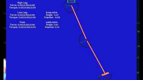 biped simulator, Panda3D + Bullet