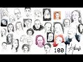 Drawing 100 Heads and What it Taught Me · #Meds100Heads #100HeadChallenge