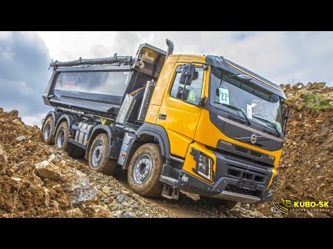 volvo-trucks-in-construction---volvo-fmx-show-czech-2016