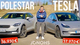 Tesla Model 3 oder Polestar 2 2022 - Vergleich der Single Motoren: wer gewinnt in der Basis? Polestar 2 P3 0 3