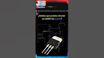 ¿Cómo funciona un LM317 por dentro? Simúlalo paso a paso con un op-amp y transistor | ElectroJ20⚡