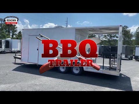 8.5X22TA BBQ PORCH FOOD TRAILER