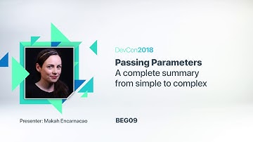 Passing Parameters  A Complete Summary from Simple to Complex [BEG 09]