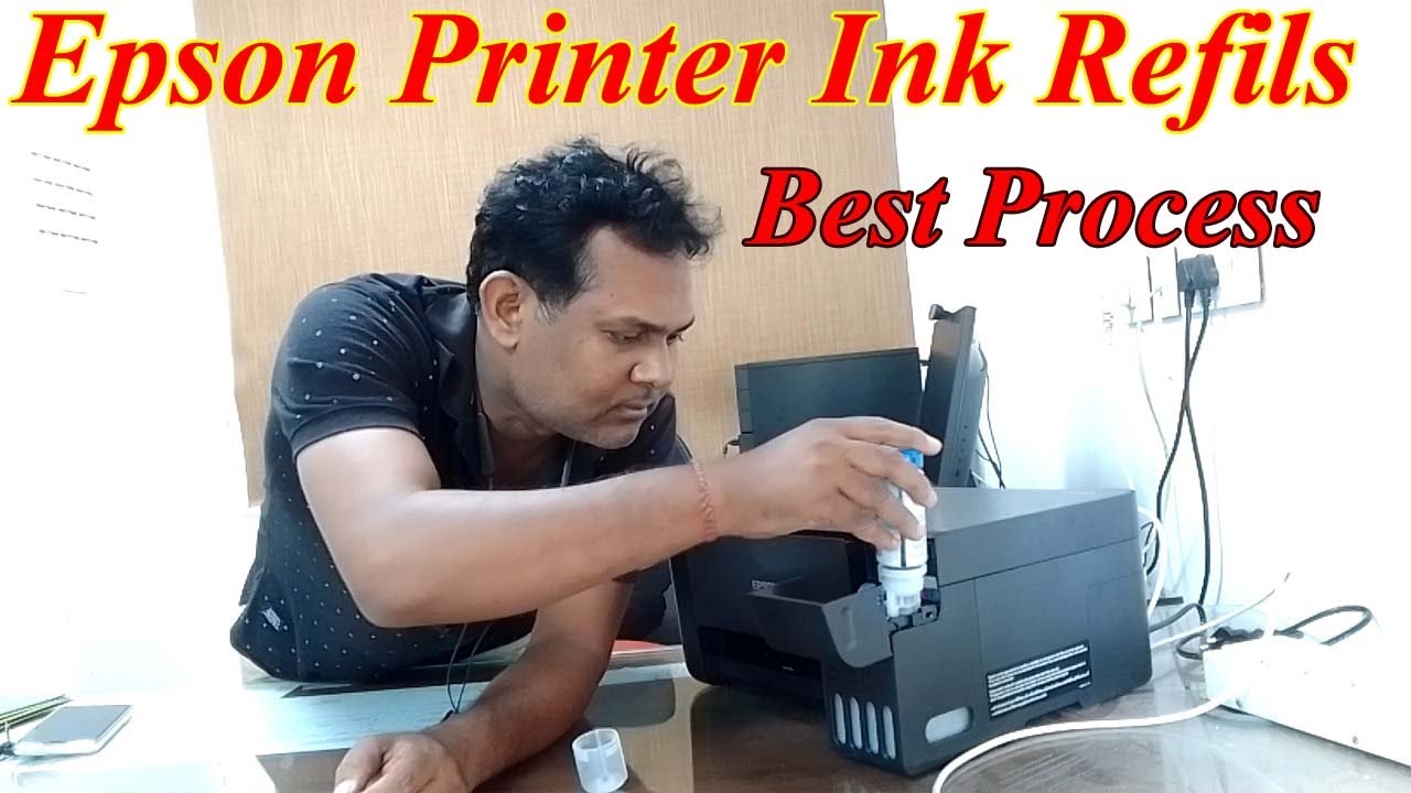 Epson Printer Ink Refilling Kaise kare How To Ink Refil in Epson