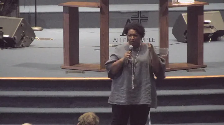 Stacey Abrams at Allen Temple