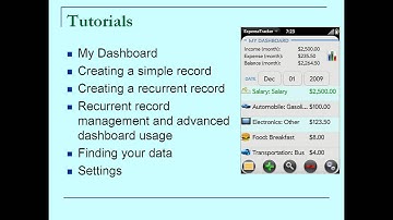 ExpenseTracker for webOS - Introduction