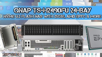 QNAP TS-h2490FU NVMe SSD Flash NAS Rackmount with 25Gbe Revealed