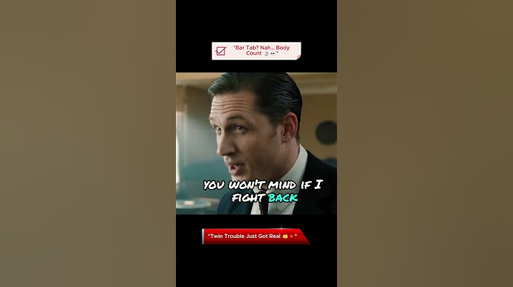 #Brutal Bar Fight | Watch Part 2 #legend #tomhardy #ytshorts #fightscene