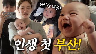 [VLOG] 유쥬니 부싼 왔다아이가!!🌊 (부부 팬미팅, 부산 대게 맛집, 강아지 생일파티)