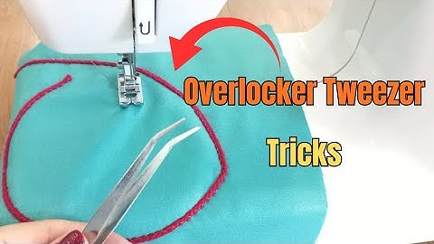 3 Amazing Sewing Hacks with an Overlocker Tweezer! | Sewing Hacks For Beginner 