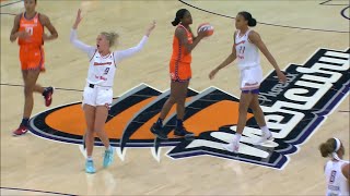 Technical On Sophie Cunningham, Furious Ref Called Foul On Her | Phoenix Mercury vs Connecticut Sun