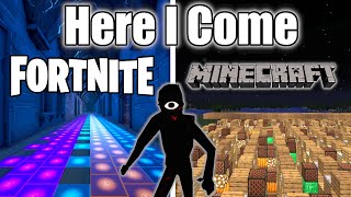 Here I Come - Roblox Doors (Fortnite vs Minecraft) Resimi