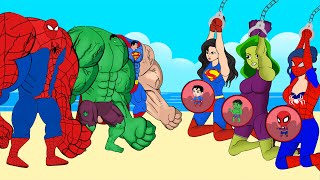 Rescue SHE HULK PREGNANT, SUPERGIRL, SPIDERGIRL From JOKER Part2: Who Is The King Of Super Heroes?