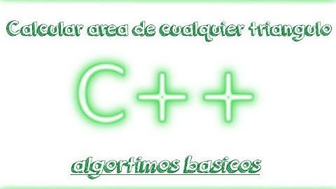calcular area de cualquier triangulo | c++