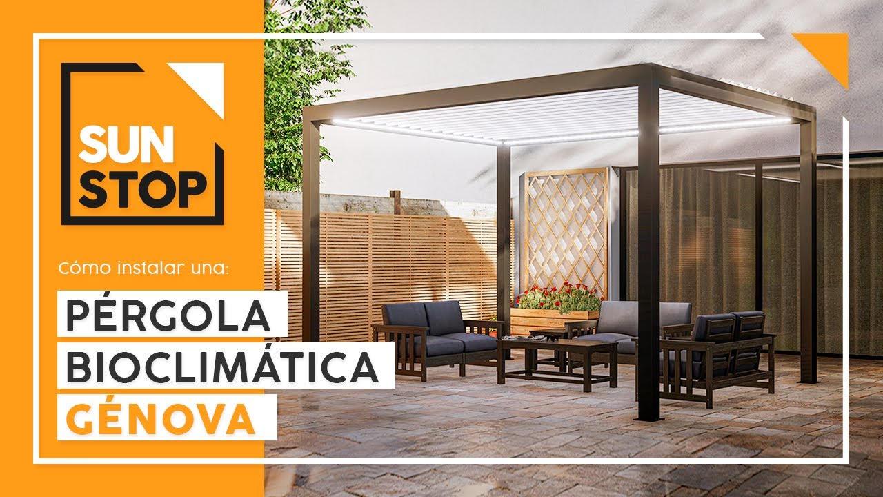 Sun Stop  Pérgola Bioclimática GÉNOVA- productos genova