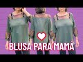 Crea esta blusa especial para Mamá ❤️ Patrón gratis