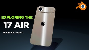 Modeling iPhone 17 Air in Blender – Step-by-Step Tutorial