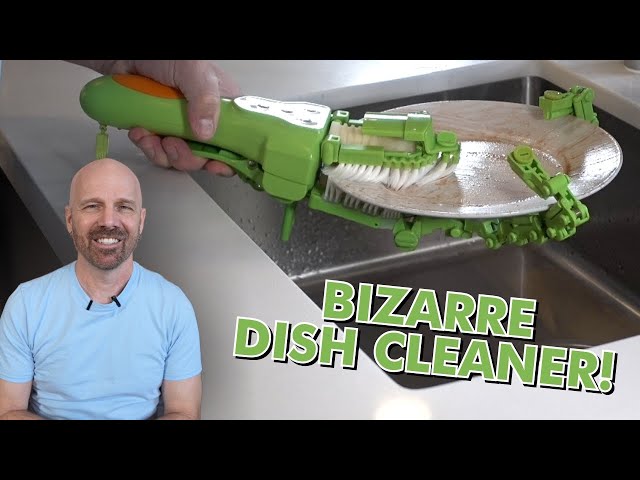 This strange automatic dish cleaner is wild! 